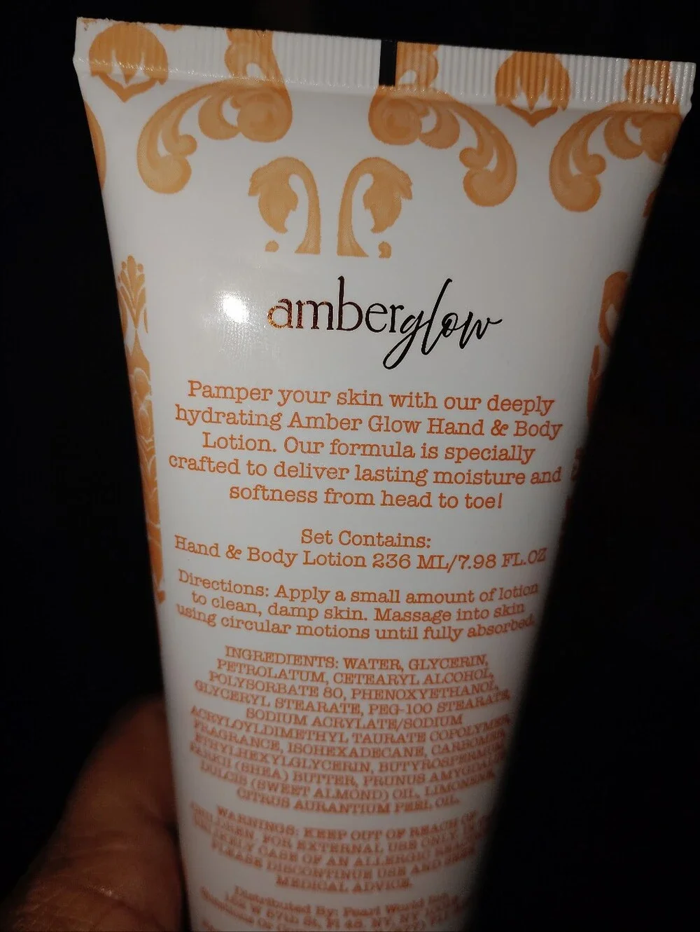 Amberglow Sun Kissed Citrus Hand & Body Lotion —new. Orange